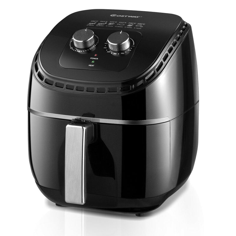 3.5 QT Electric 1300W  Hot Air Fryer with Timer& Temperature Control