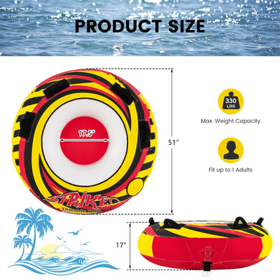 Inflatable Towable Tubes for Boating Water Sport