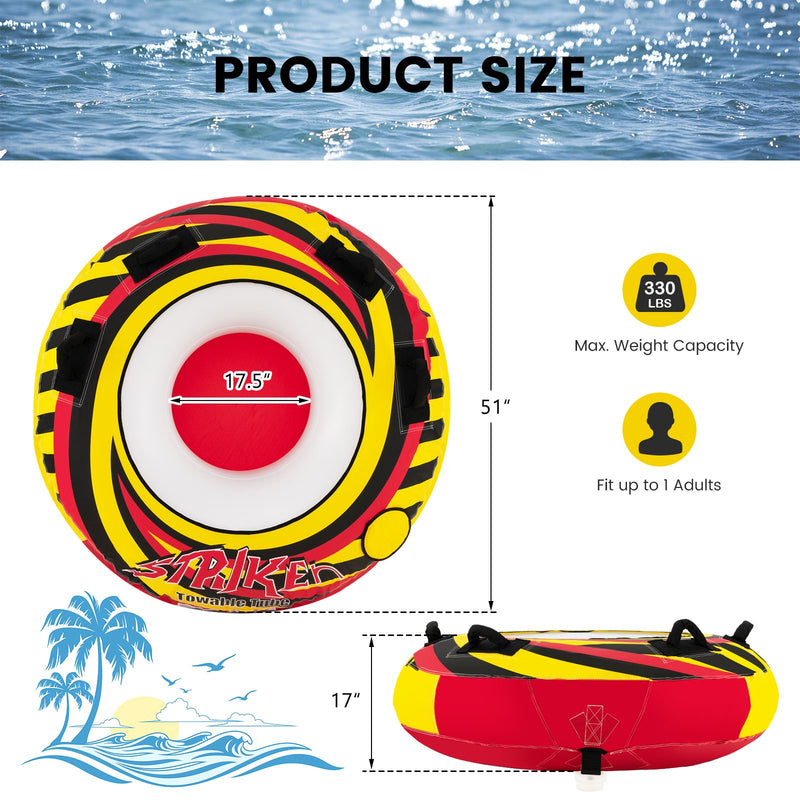 Inflatable Towable Tubes for Boating Water Sport