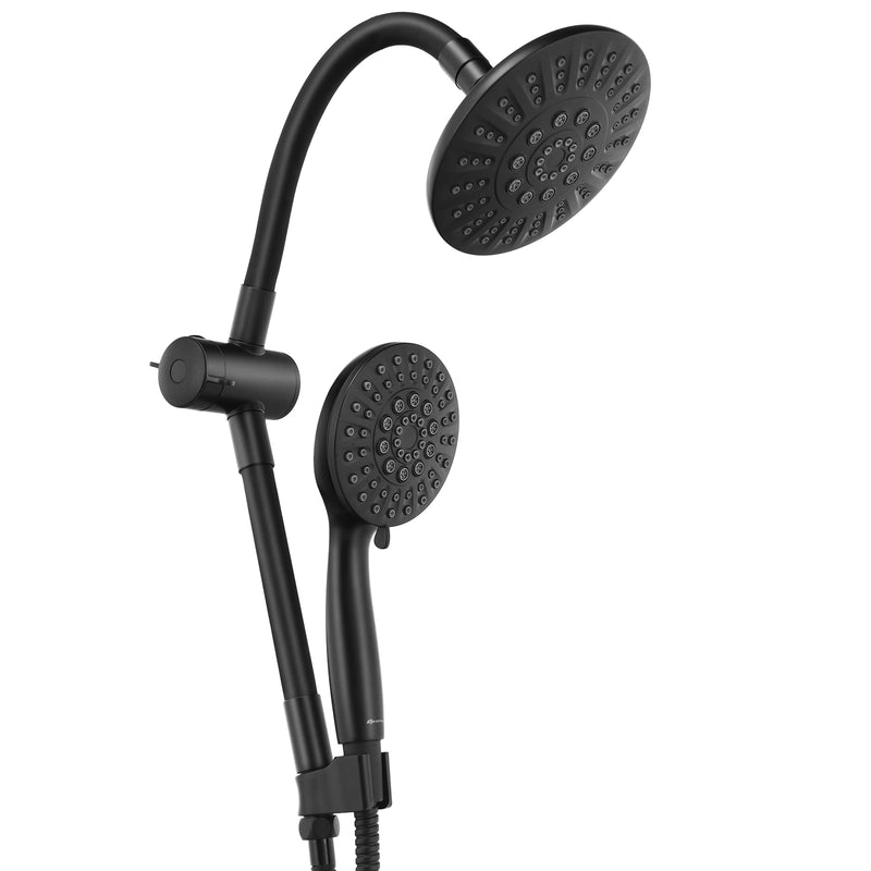 High Pressure Combo Handheld Shower Head-Black