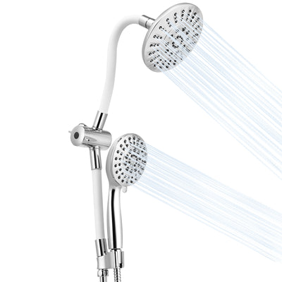 High Pressure Combo Handheld Shower Head-White