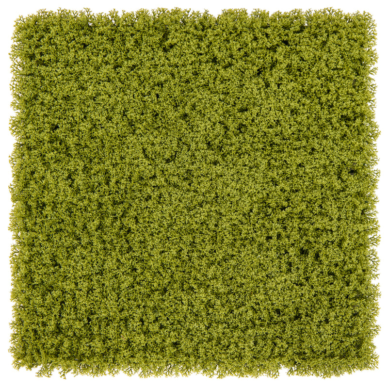 12 Pieces 20 x 20 inches Artificial Grass Wall Panels for Garden Yard Balcony-Light Green