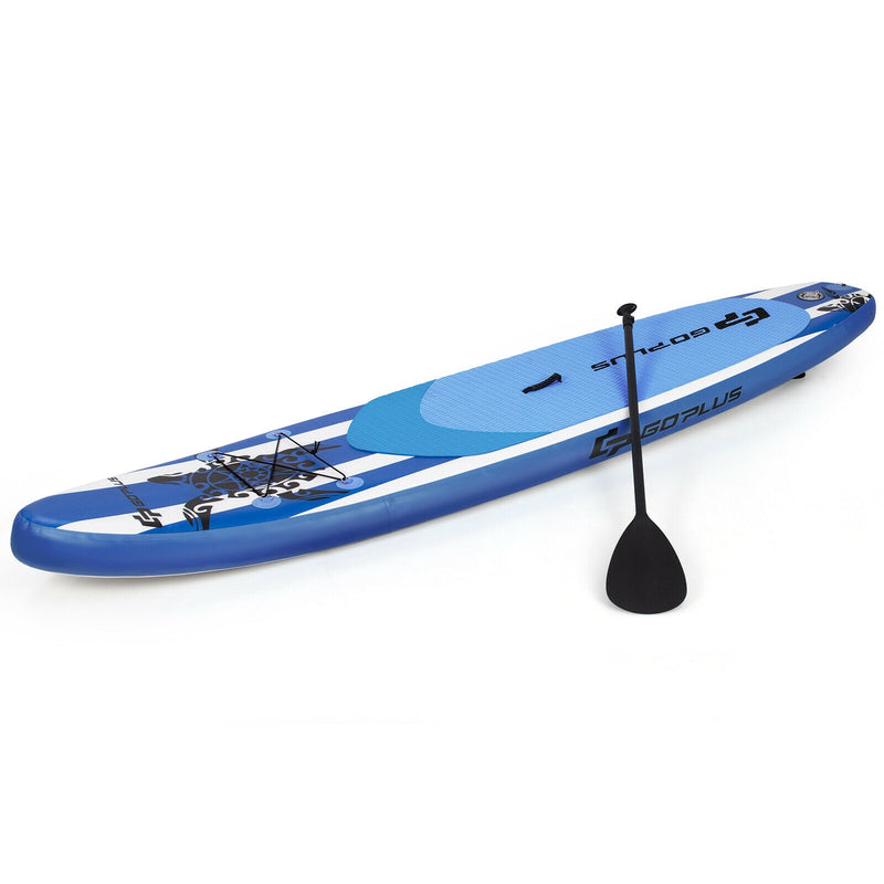 11 Feet Inflatable Adjustable Paddle Board with Carry Bag-SizeL