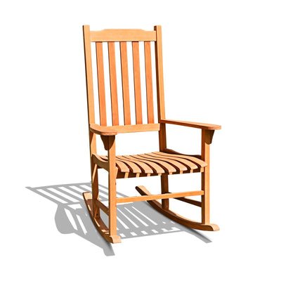 Outdoor Rocking Chair Single Rocker for Patio Deck