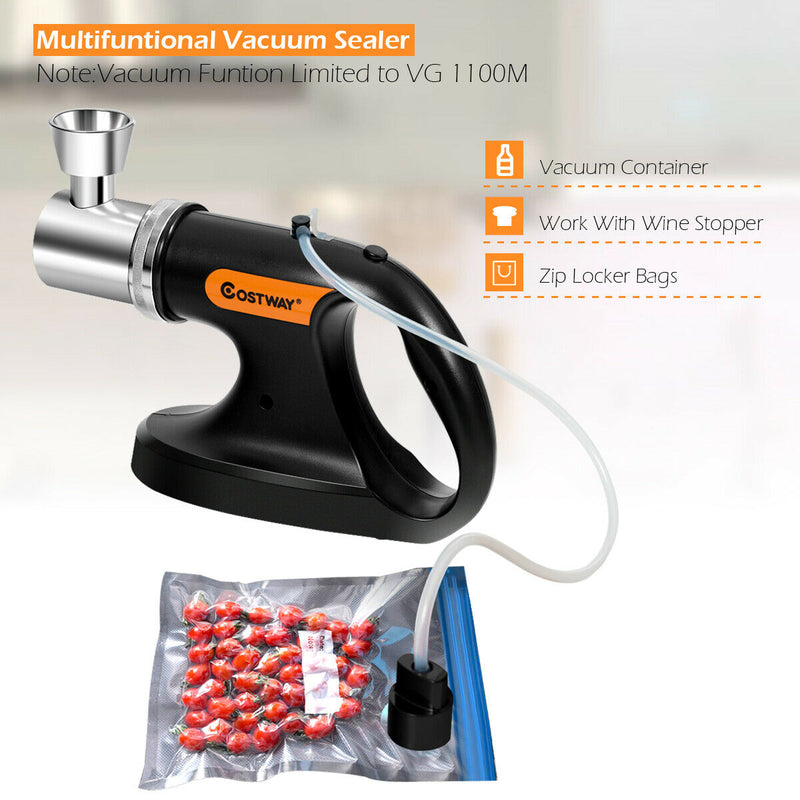 Handheld Cold Smoking Infuser Vacuum Sealer with USB Cable