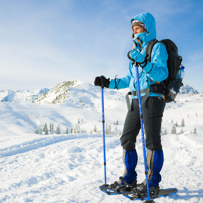 21/25/30 Inch Lightweight Terrain Snowshoes with Flexible Pivot System-21 inches