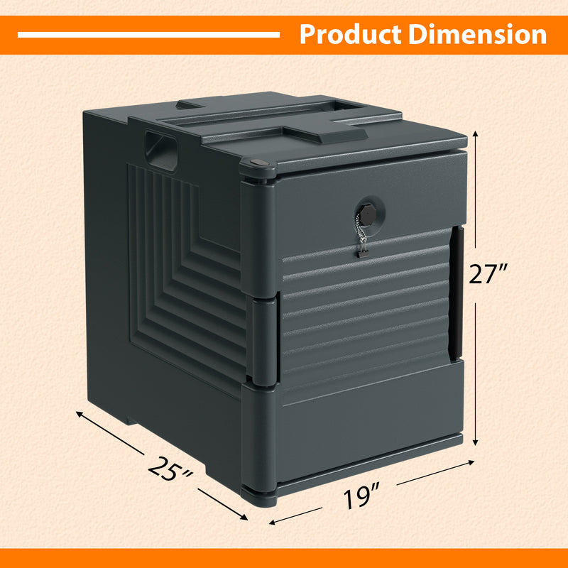 End Loading Insulated Food Pan Carrier Hot and Cold