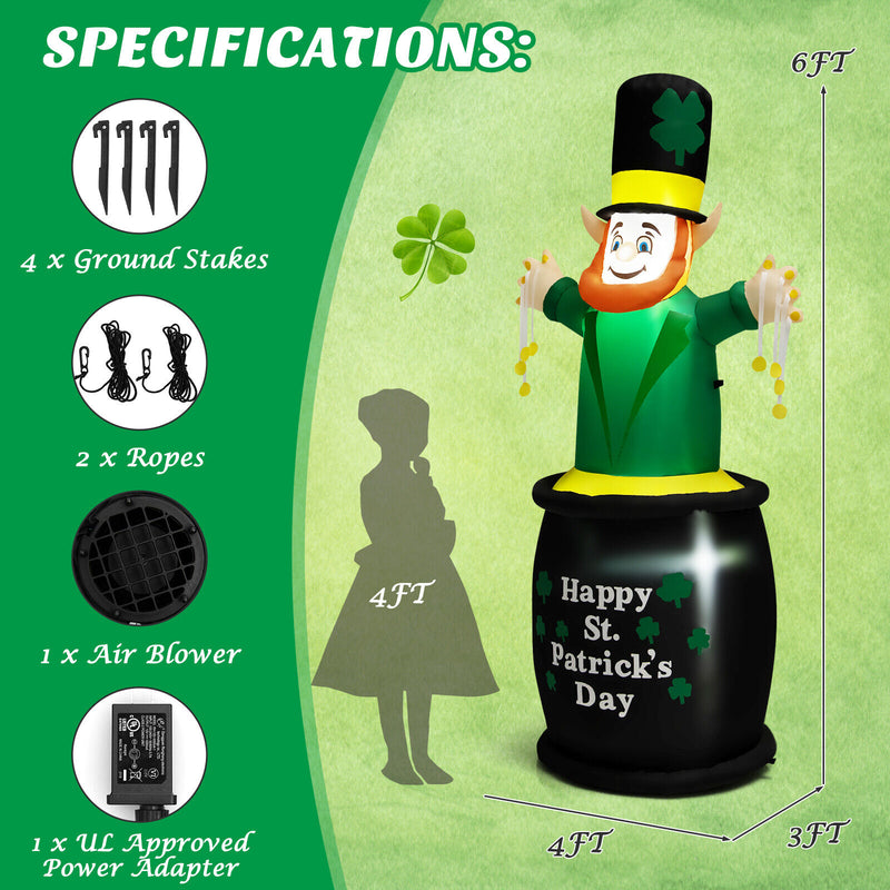 6 Feet St Patrick&