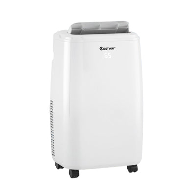 1 2000 BTU Portable Air Conditioner Multifunctional Air Cooler with Remote-White