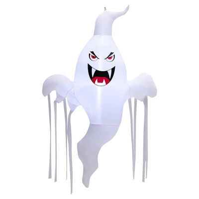 5 Feet Tall Halloween Inflatable Hanging Ghost Decoration with LED Light