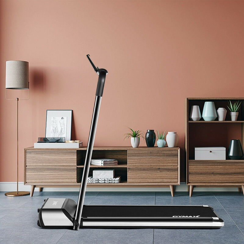 Ultra-thin Electric Folding Motorized Treadmill with LED Monitor Low Noise