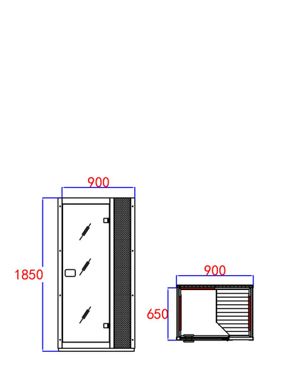 Blisspod, Vienna, Far Infrared Sauna Canadian Hemlock Very Low EMF Sauna, 3 Heaters, 1 Person