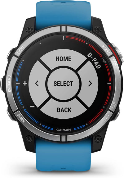 *Garmin Quatix 7 Standard Edition, Marine GPS Smartwatch, Durable Watch with Coastal Charts and Inland Maps