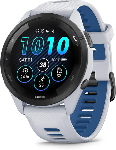 *Garmin Forerunner® 265 46mm Running Smartwatch, Colorful AMOLED Display, Training Metrics and Recovery Insights