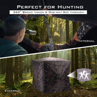 Ground Hunting Blind Portable Deer Pop Up Camo Hunter