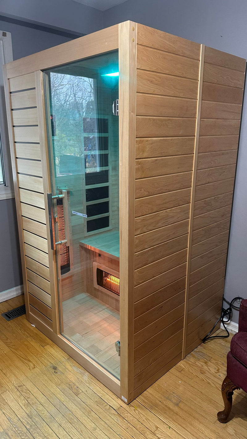 Combo Package: New 2025 Model Westinghouse 2850 Full Spectrum Sauna + Demo Kala Red Light Neck Rejuvenator- Premium Full Spectrum Sauna With Chromotherapy-Far Mid And Near Infrared-Fully Loaded-For Detox & Muscle Recovery- Wes-2850