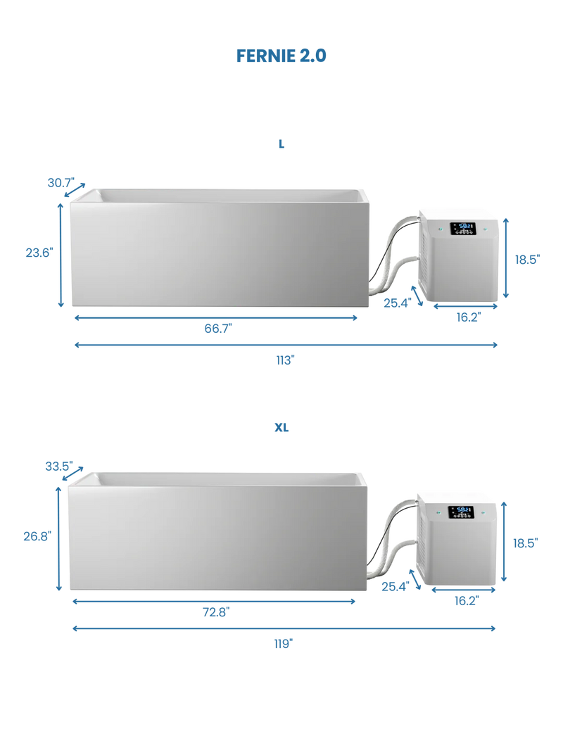 DOODIP 2.0 Fernie Cold Plunge Tub/Chiller