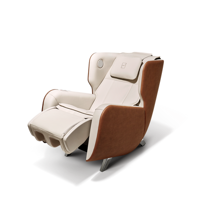 Bodyfriend FAMILIE Massage Recliner With Ottoman Flip, Bluetooth Speakers And Heat