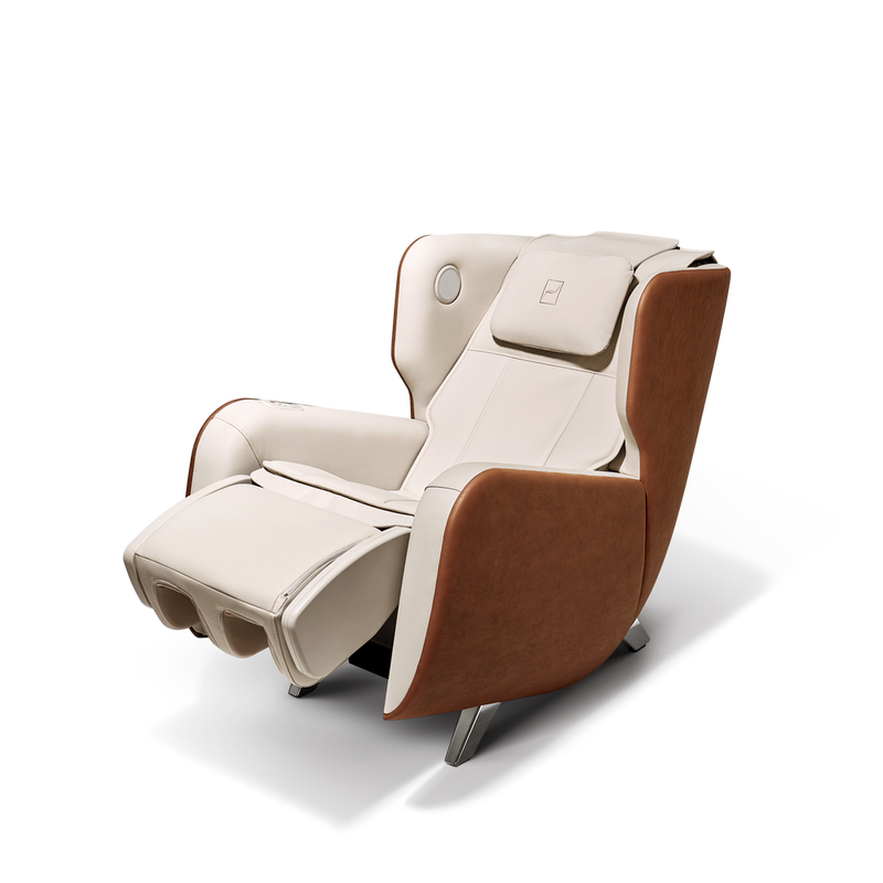 Bodyfriend FAMILIE Massage Recliner With Ottoman Flip, Bluetooth Speakers And Heat