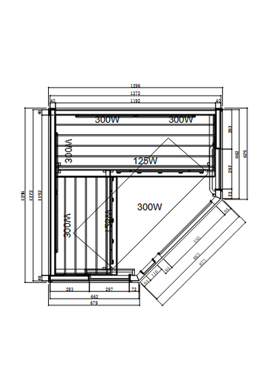 PREORDER LATE MAY 2025 - Mega Sale- Model-Westinghouse WES43-2100 Corner 3 Person Infrared Sauna