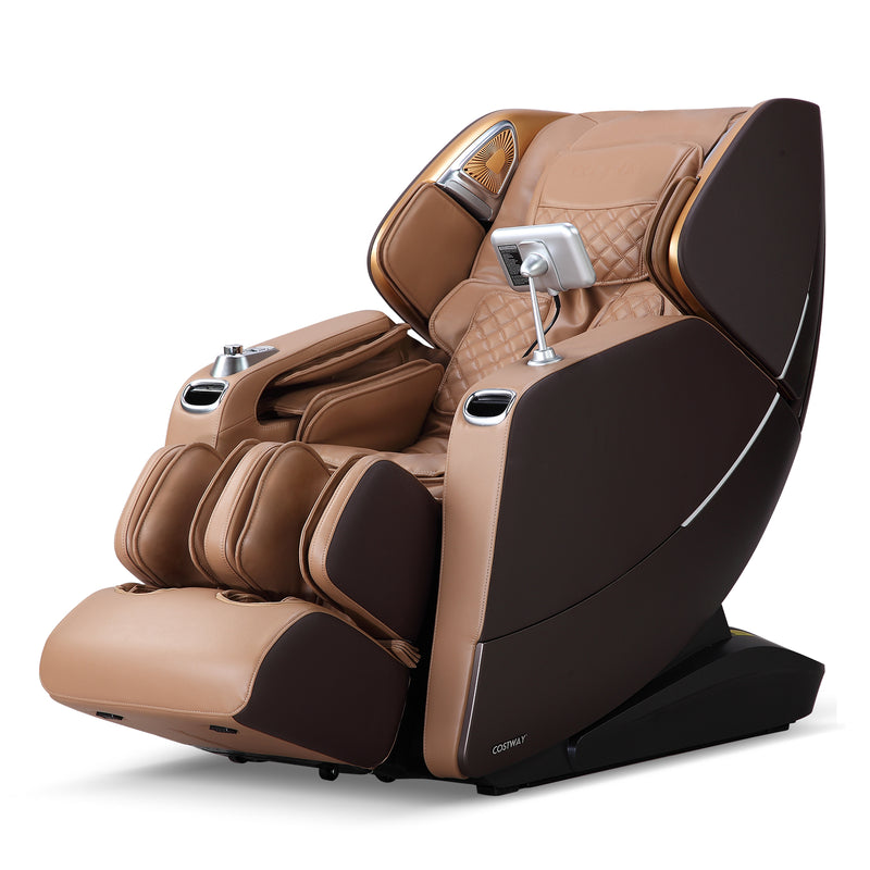 -2024 Model-Costway-SL Track 3D Full Body Massage Chair, Zero Gravity-Active Thai Stretch, Chiro Twist, 3D foot Massage-Jl10030 Fully Loaded