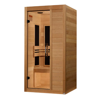 New 2024 Model - S-Line MX-S106-01 Maxxus Low EMF FAR Infrared Sauna Canadian Hemlock