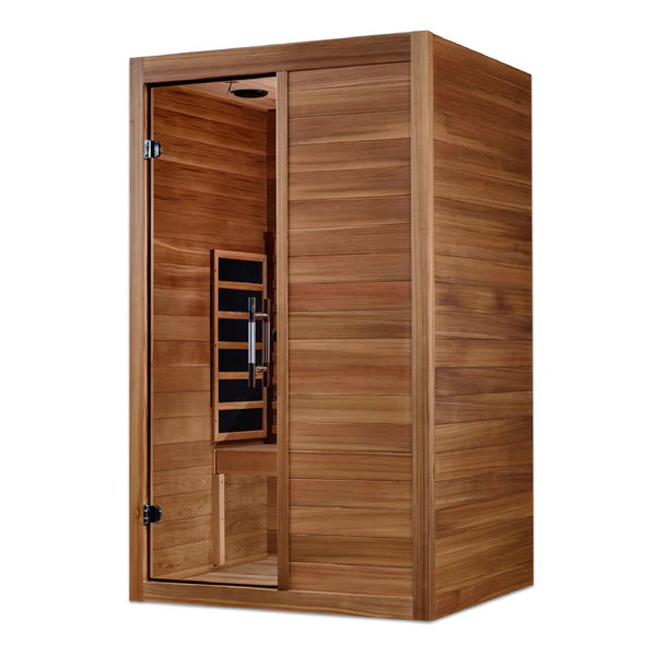 New 2024 Model - S-Line MX-S206-01 Maxxus Full Spectrum Infrared Sauna - Pacific Cedar