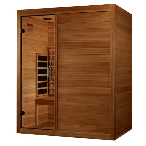 New 2024 Model - S-Line MX-S306-01-FS-PC Maxxus Full Spectrum Infrared Sauna - Pacific Cedar