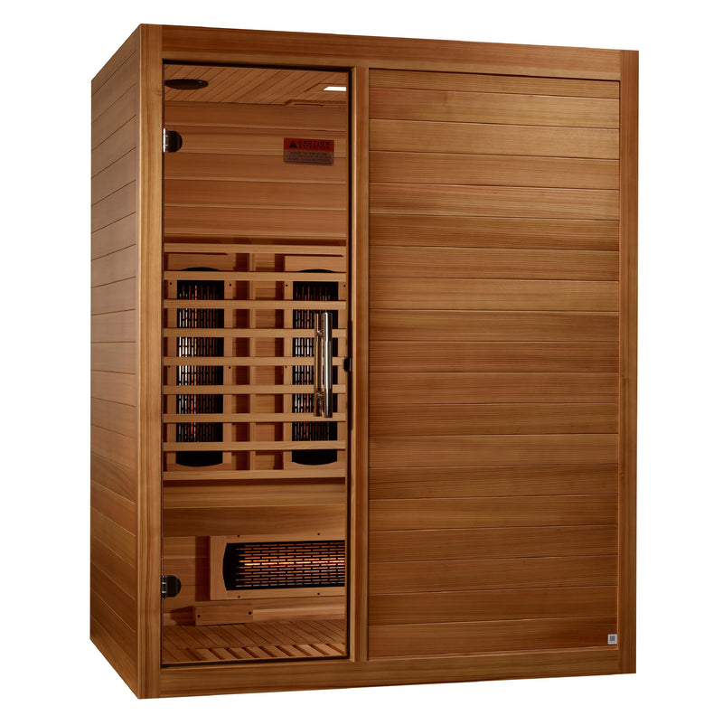 New 2024 Model - S-Line MX-S306-01-FS-PC Maxxus Full Spectrum Infrared Sauna - Pacific Cedar