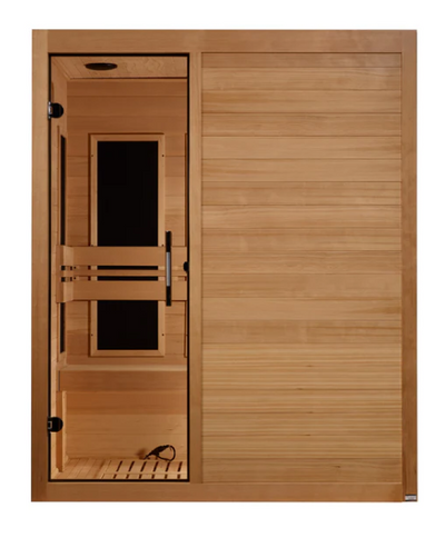 New 2024 Model - S-Line MX-S306-01 Maxxus Ultra Low EMF FAR Infrared Sauna - Canadian Hemlock