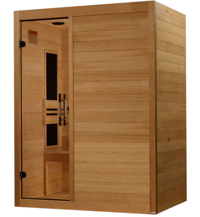 New 2024 Model - S-Line MX-S306-01 Maxxus Ultra Low EMF FAR Infrared Sauna - Canadian Hemlock