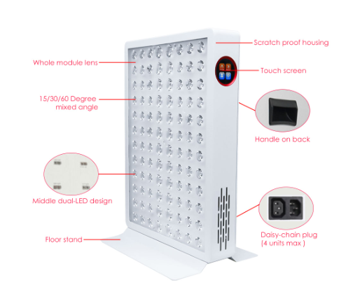 Biomol-Red Light Therapy Lamp with touch colour screen, Intelligent controller & remote controller BM C Series (Stand Sells Separately)