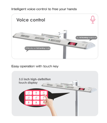 BioMol-BM Beauty Medical Series Full body Red Light Therapy Lamp, with Bluetooth, Touch Colour Screen, Intelligent & Voice Control