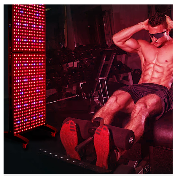 BioMol - Fitness 30 degree* Red Light Therapy Stand with Colour Touch screen, Intelligent & Remote Controller-BM Fitness