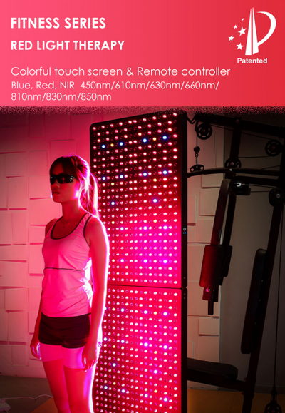 BioMol - Fitness 30 degree* Red Light Therapy Stand with Colour Touch screen, Intelligent & Remote Controller-BM Fitness