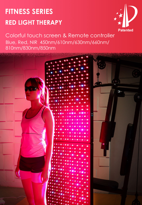 BioMol - Fitness 30 degree* Red Light Therapy Stand with Colour Touch screen, Intelligent & Remote Controller-BM Fitness