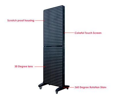 BioMol - Fitness 30 degree* Red Light Therapy Stand with Colour Touch screen, Intelligent & Remote Controller-BM Fitness