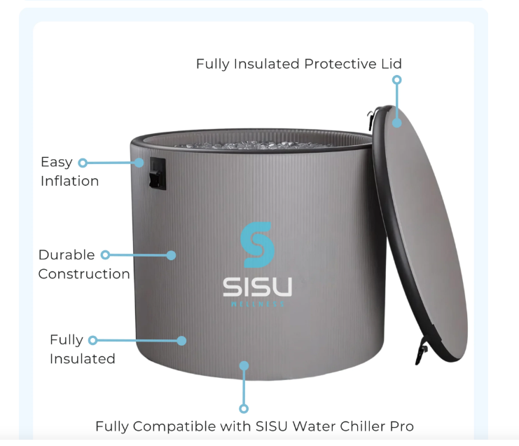 Pre-Order SISU - The KEMI Barrel "Lite" Cold Plunge in Gray