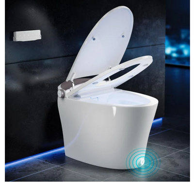 Smart Toilet New 2025 One-Piece Smart 1.16 GPF Elongated Bidet, Toilet Seat with Night Light 27.17" x 16.61" x 18.43"