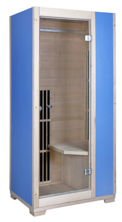 Blisspod, Vienna, Far Infrared Sauna Canadian Hemlock Very Low EMF Sauna, 3 Heaters, 1 Person