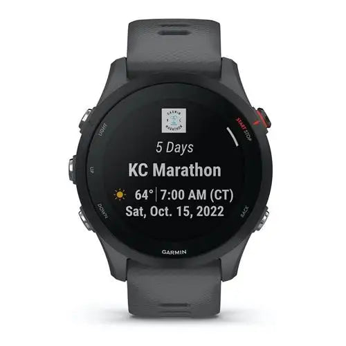 *Garmin Forerunner® 255, GPS Running Smartwatch, Advanced Insights, Long-Lasting Battery, 46 MM