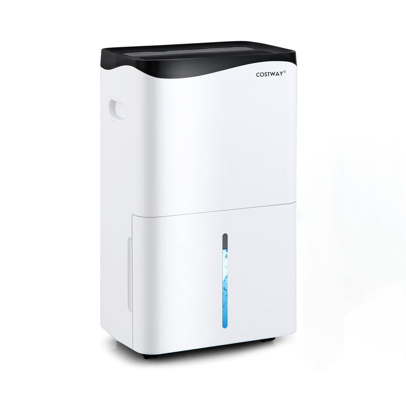 100-Pint Dehumidifier with Smart App and Alexa Control for Home and Basements-White