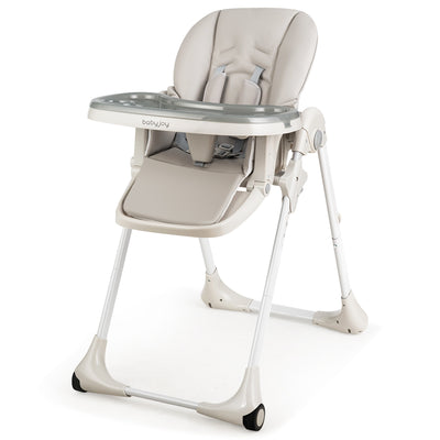 3-In-1 Convertible Baby High Chair for Toddlers-Gray