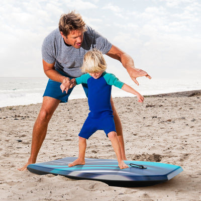 33/37/41 Inches Lightweight Body Board Boogie Board with EPS Core XPE Deck HDPE Bottom-L