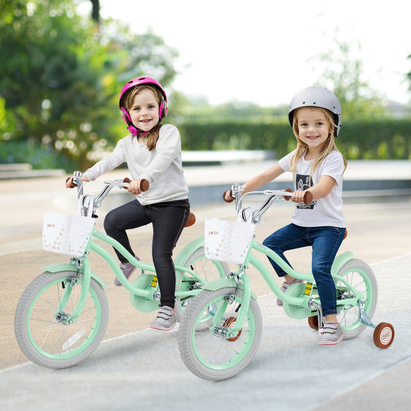 14 Inch Kids Bike with Adjustable Seat and Bell for Kids 3-8 Years Olds-14 inches