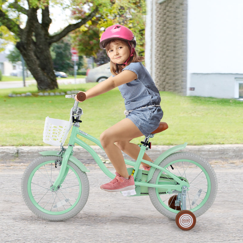 16 Inch Kids Bike with Adjustable Seat and Bell for Kids 3-8 Years Olds-16 inches