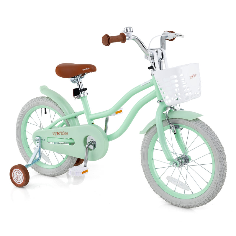 16 Inch Kids Bike with Adjustable Seat and Bell for Kids 3-8 Years Olds-16 inches