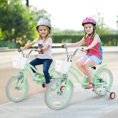 18 Inch Kids Bike with Adjustable Seat and Bell for Kids 3-8 Years Olds-18 inches