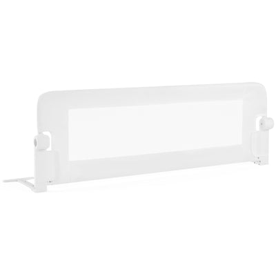 Foldable Bed Rail Swing Down Baby Bed Guard Rail-White