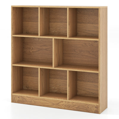 41 Inches 8-Cube Freestanding Bookcase for Kids-Natural